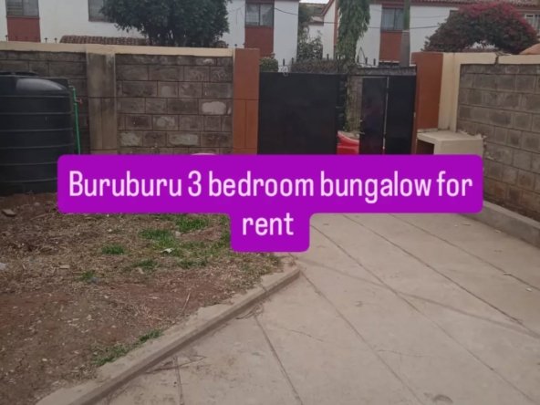 3 Bedroom Bungalow To Let Buruburu Phase 5