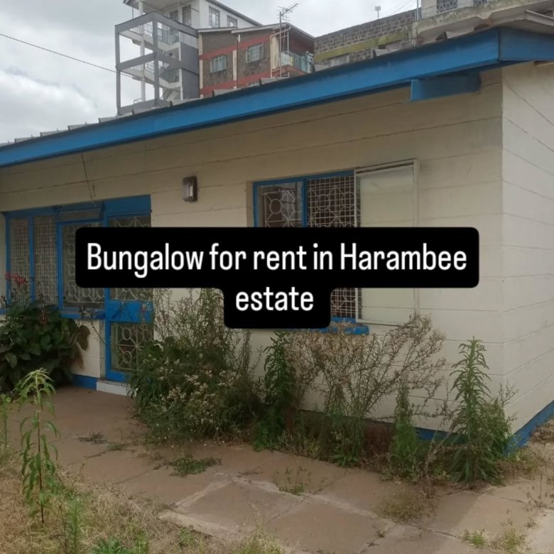 3 Bedroom Bungalow To Let in Harambee Estate