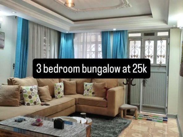 3 Bedroom Bungalow To Let – Kariobangi South