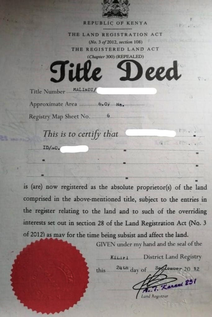 Kenyan-Title-deed