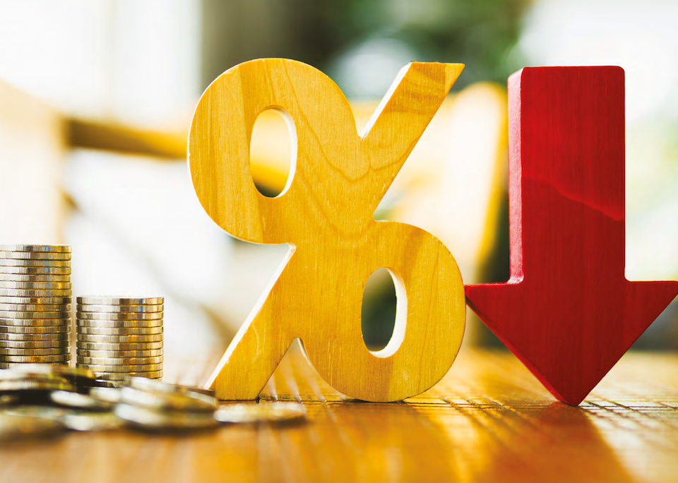 Declining interest rates