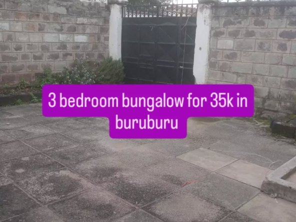 3 Bedroom Bungalow With Own Compound To Let in Buruburu Phase 2